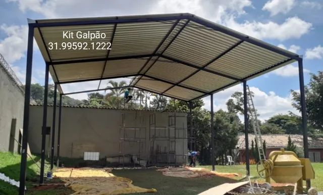 Rei do Galão - Construçoes e Materiais telhas tesouras treliças prontas no local ou kit - Foto 3