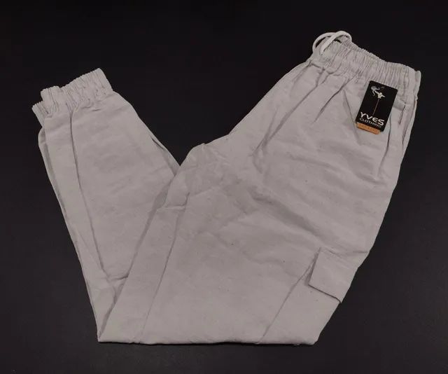 Calça cargo em linho  - Foto 4