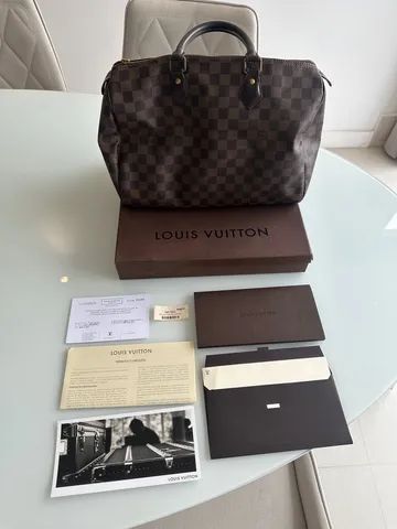 Bolsa Louis Vuitton Speedy 35 Damier Ebene - Inffino