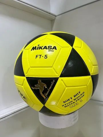 Bola de Futevôlei FT-5 Amarela e Preta Mikasa em Promoção na
