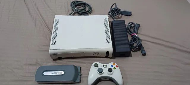 Console Xbox 360 FAT Desbloqueado 18GB 1 Controle - Meu Game Favorito