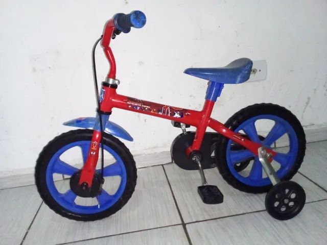 Bicicleta infantil homem aranha 