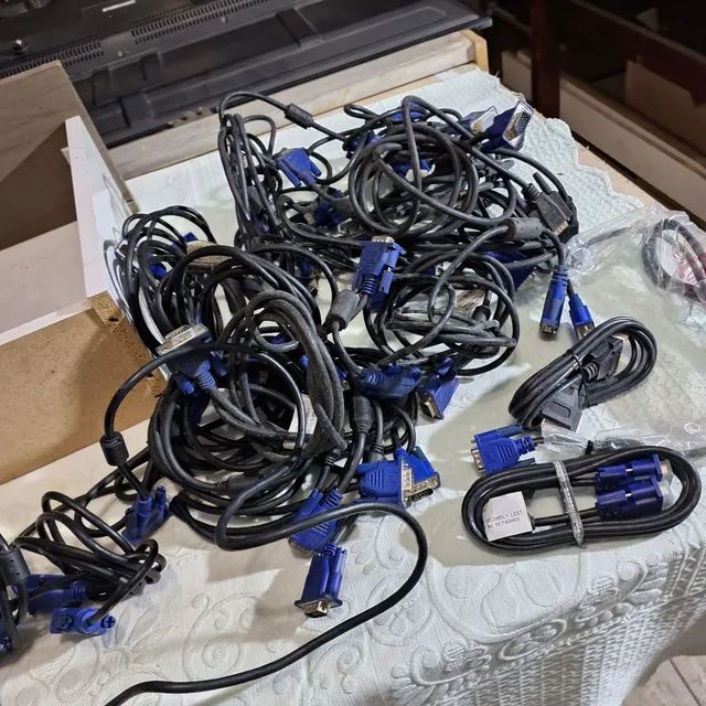 Cabos vga. Valor unitário 