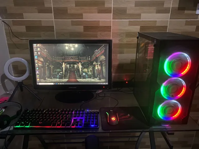 PC Gamer CS ULTRA RGB Completo Barato com Monitor, Teclado, Mouse e Headset