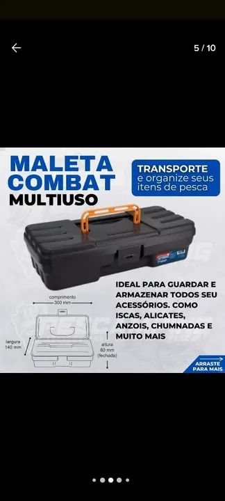 Kit de Pesca Completo - Varas, Carretilhas e Acessórios - Foto 5