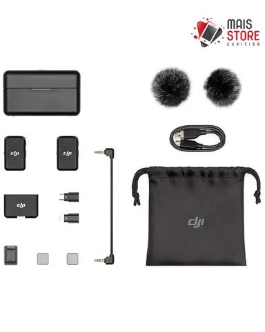 Microfone Dji Mic 1 (2 TX + 1 RX + Charging Case) (Novo/Lacrado) - Foto 2