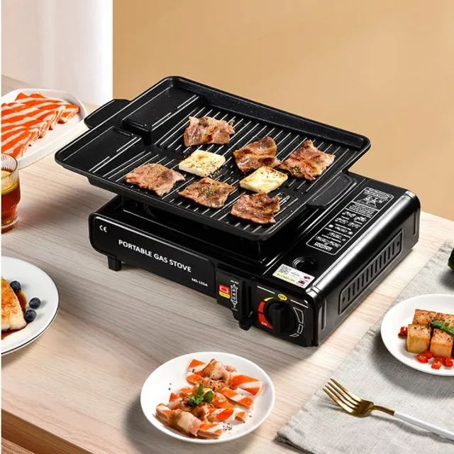 Fogão a Gás Refil Portátil com Maleta, Cozinha , Pescaria e Camping - Foto 3