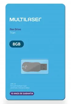 Pen Drive 8gb, 16gb e 32gb Multilaser