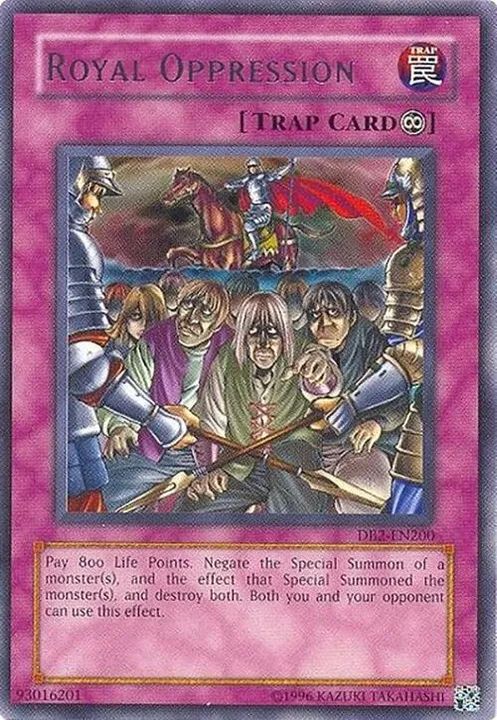 Yugioh!!! Royal Oppression  DB2-EN200  Dark Beginning 2 Rare