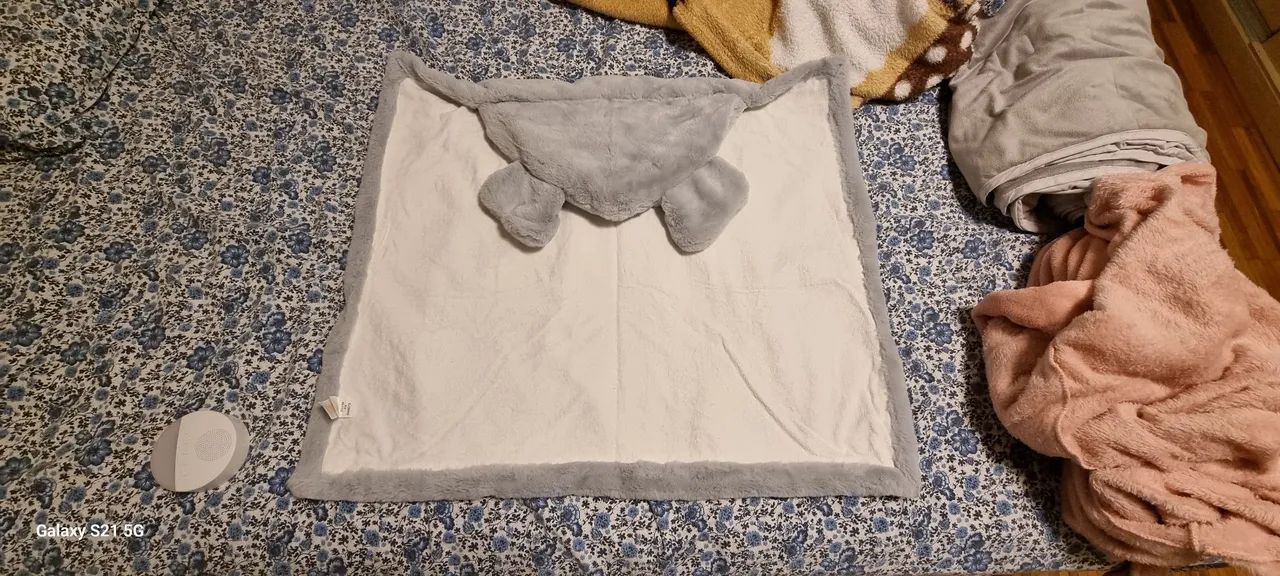 Cobertor de bebê com capuz - Foto 3