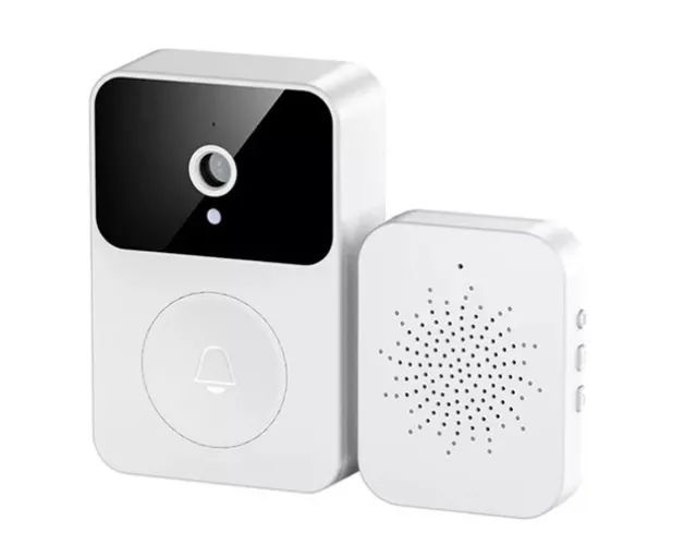 Campainha Interfone C/ Câmera Wifi S Fio Inteligente