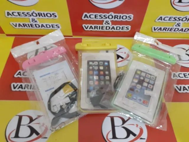 Capa Prova Dágua Impermeável Celular Chuva Motoboy Universal - Foto 5