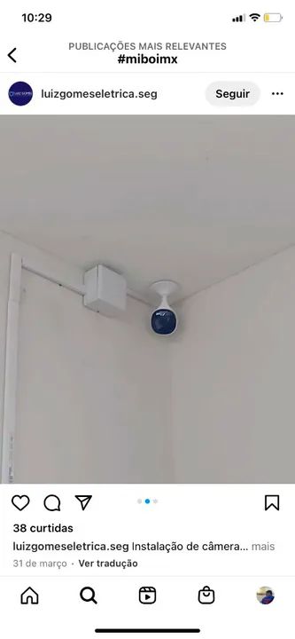 Câmera WIFI intelbras interna, com MICROSD 32 Gb!!! - Foto 2