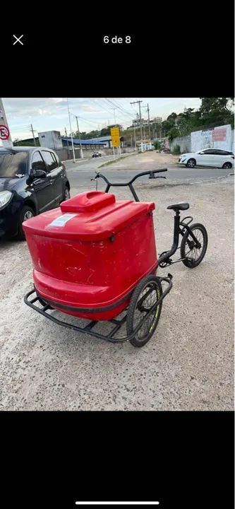 Bicicleta de Entrega com picolé bebidas e outros  - Foto 3