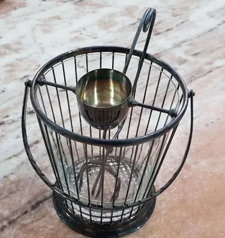 Copo licor e Mini canecas em vidro 40/50 e Balde de gelo década 60/70 preços variados - Foto 5