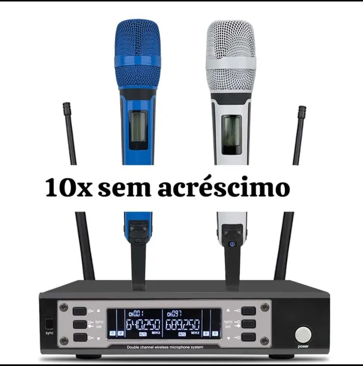 Microfone sem fio profissional