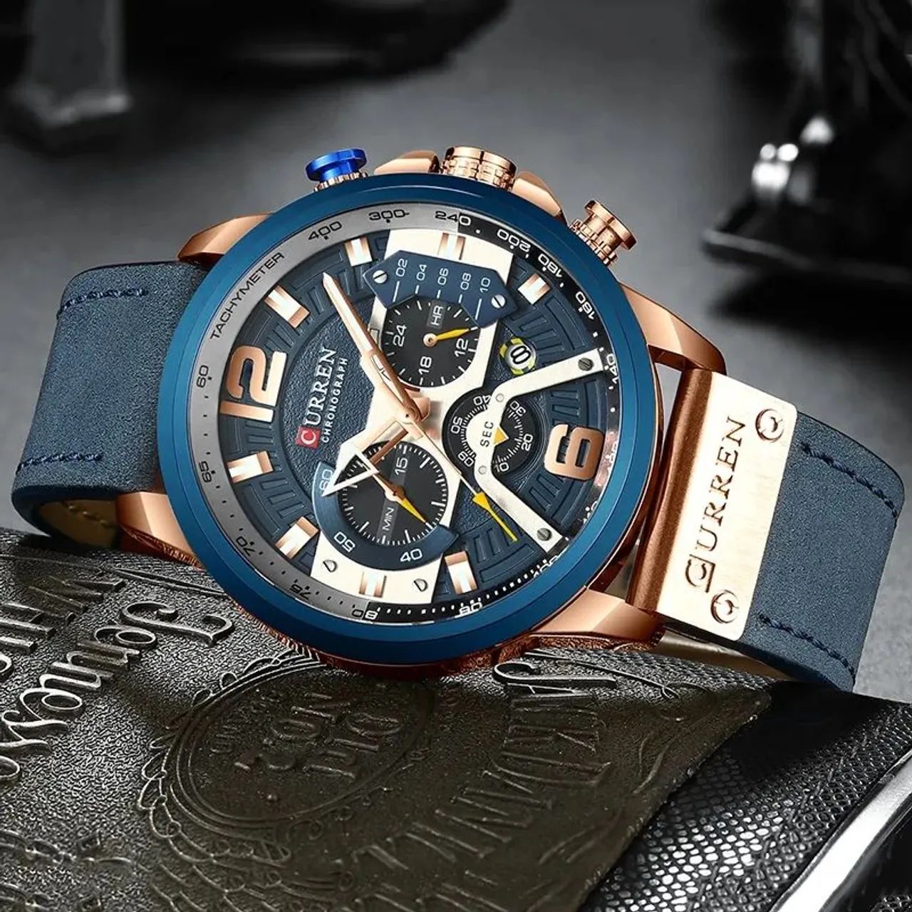 Relogio Curren original novo masculino - Foto 2