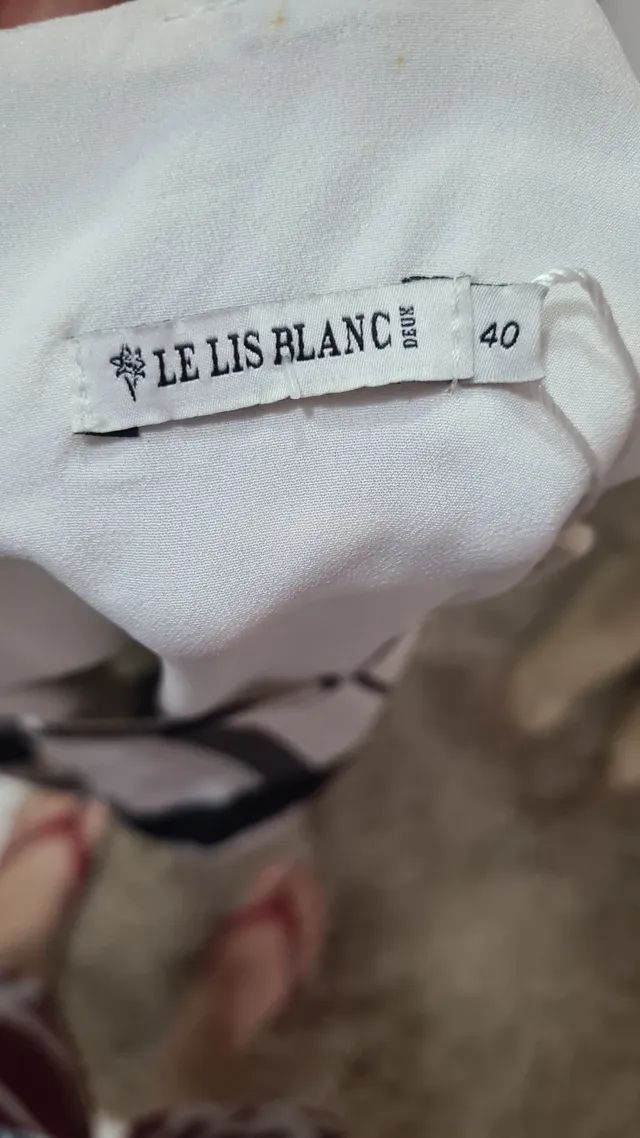Vestido lelis blanc estado de novo  - Foto 2
