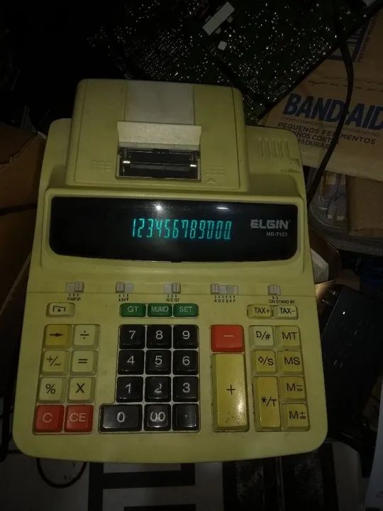 Calculadora registradora  Calculadora de mesa Elgin mb-7123