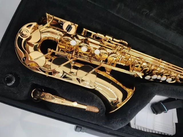 Saxofone Alto Yamaha Yas 280 Id Laqueado Dourado Eb Com Case em Promoção na  Americanas