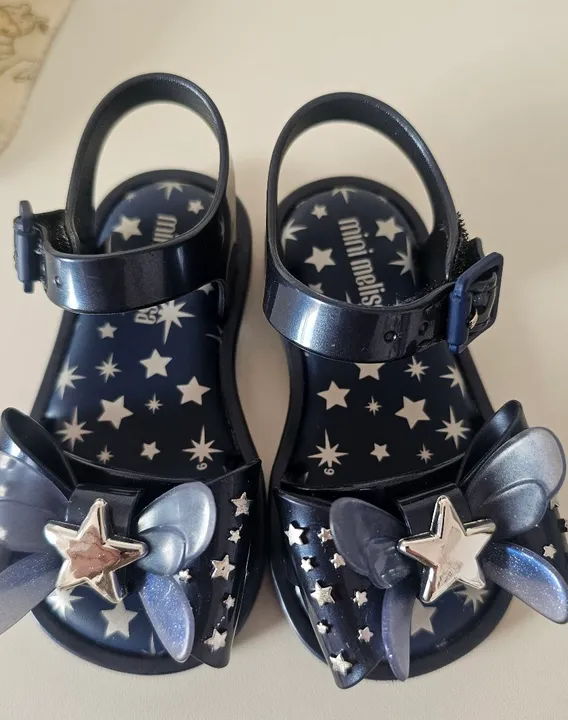 Sandália Mini Melissa Estrela Azul