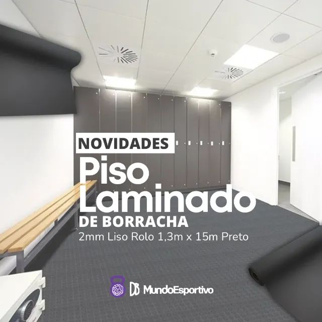 Piso Emborrachado Liso - À pronta entrega!  - Foto 4