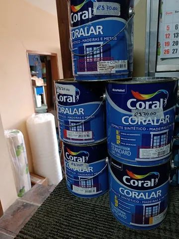 Tinta Esmaltes Sintético base solvente Coral Coralit  - Foto 6