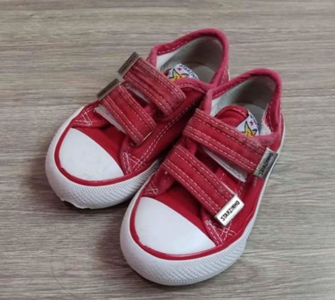Tênis ALL Star unissex vermelho número 22 Calçados Barra