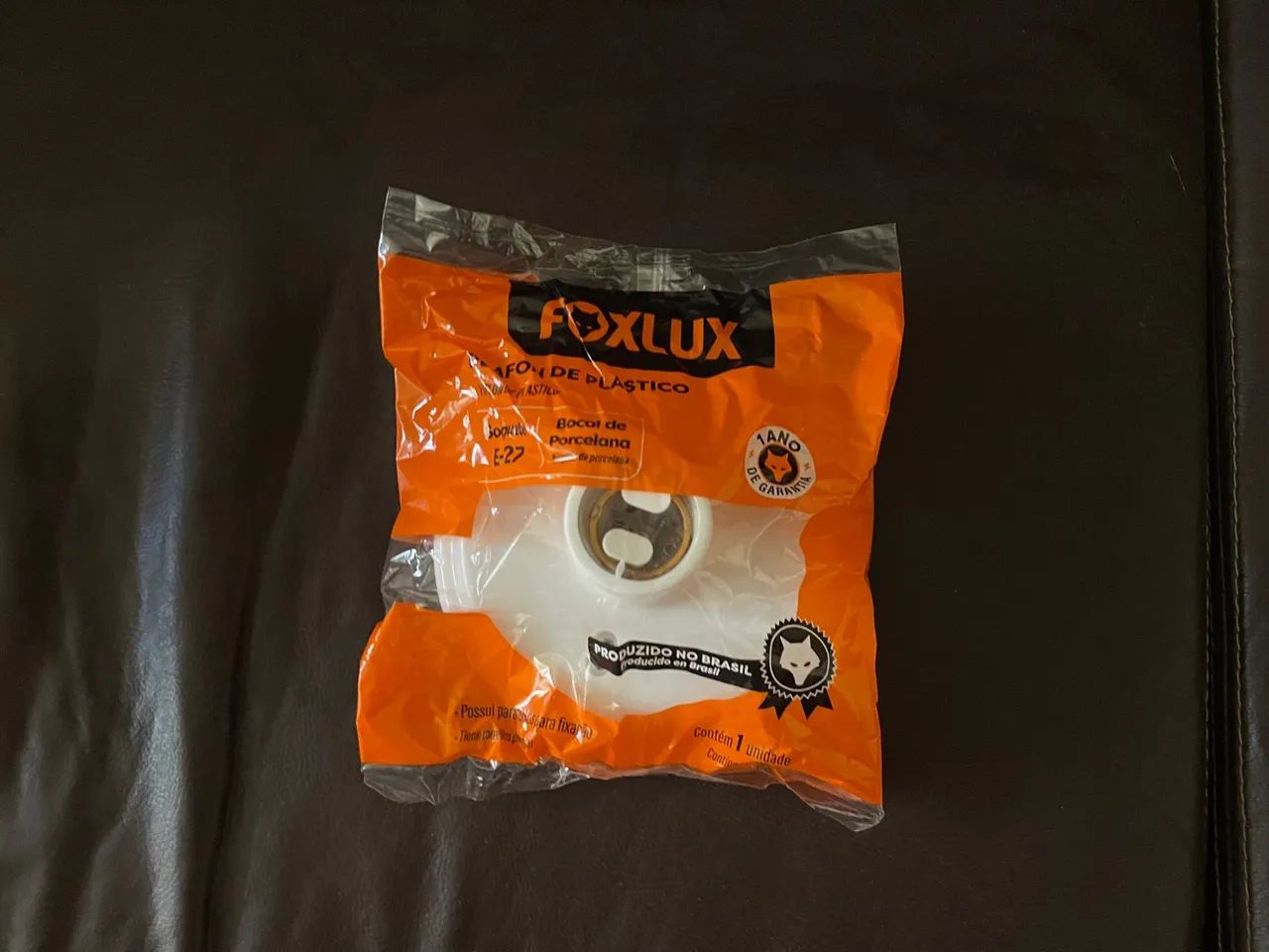 Foxlux Plafon De Plástico Bocal De Porcelana E-27 - Foto 5