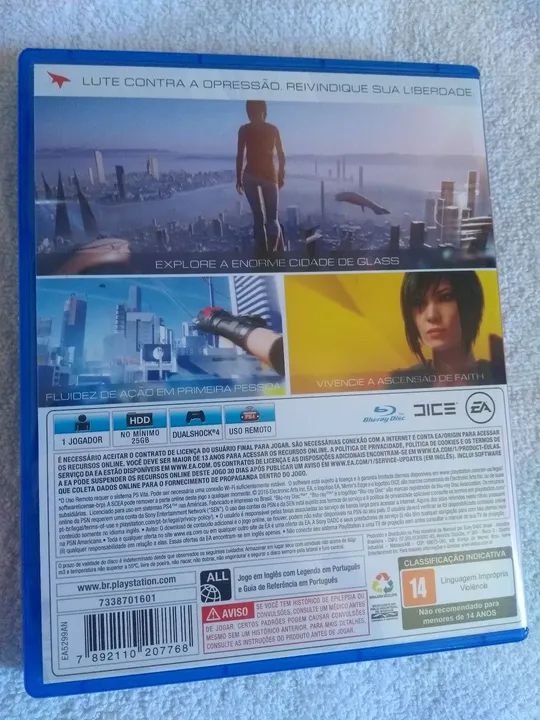 Jogo Ps4 Mirror's Edge Catalyst Mídia Física  - Foto 5