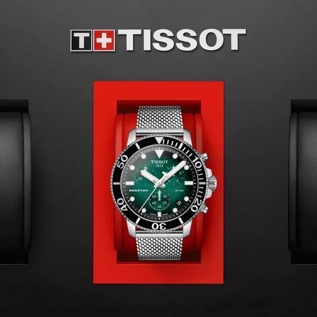 Rel gio Masculino Tissot Seastar T1204171109100 1000 GTS SS BR GN