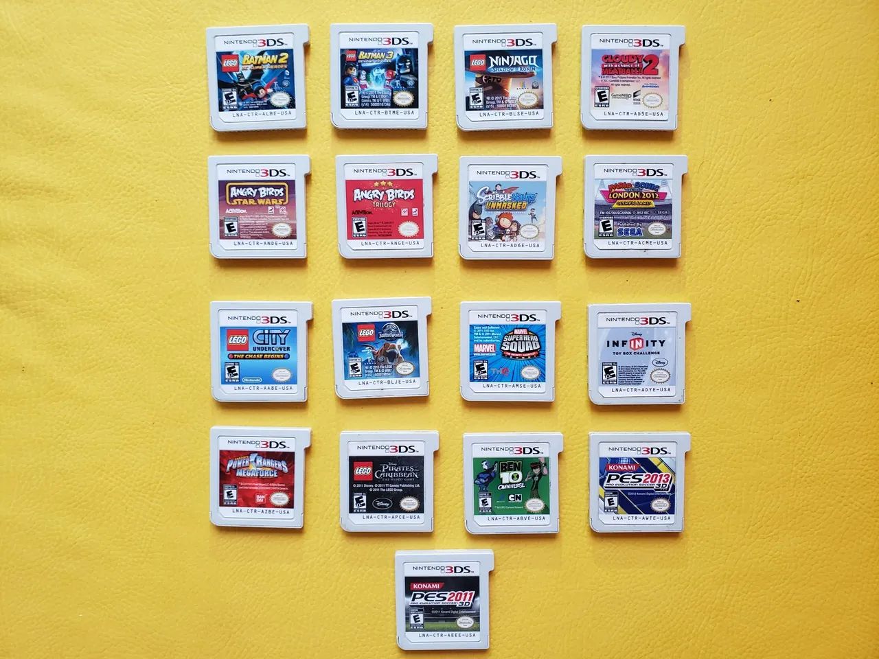 Lote de 17 Jogos Nintendo 3DS