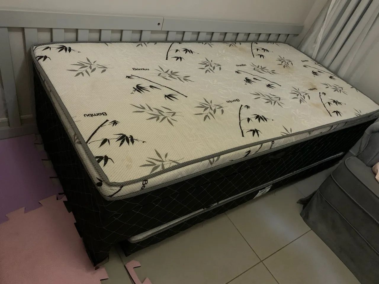 Cama Box com Baú e auxiliar  - Foto 3