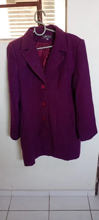 Casaco feminino roxo