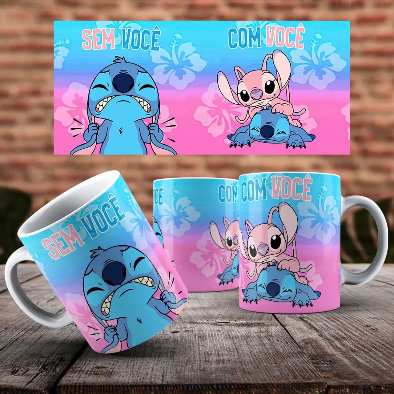 Caneca stitch romantica - Foto 2