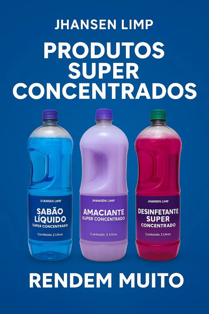 Kit de Limpeza Super Concentrado Jhansen Limp