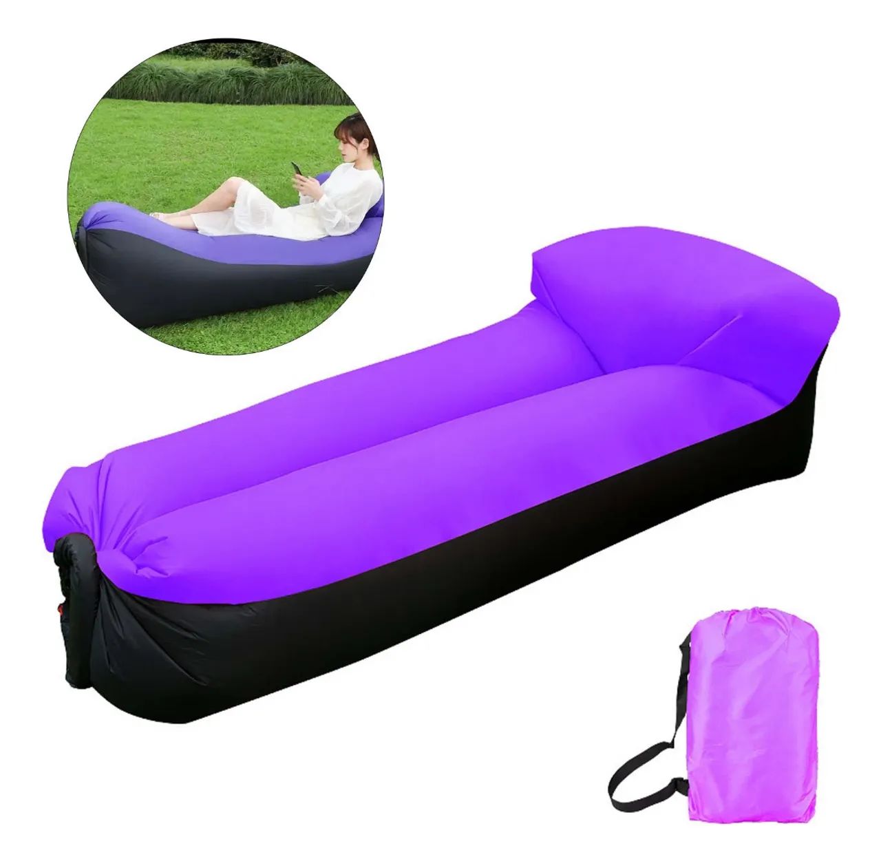 Sofá inflável praia camping  - Foto 2