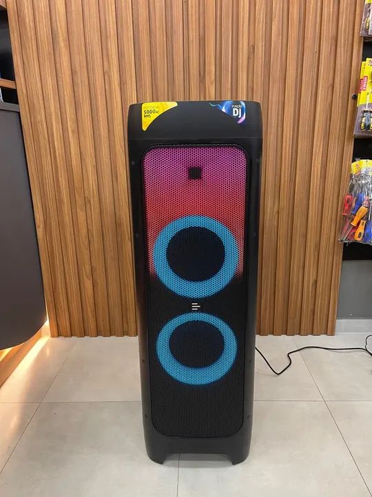 Caixa de Som Bluetooth 5000W RMS com Função DJ - Foto 5