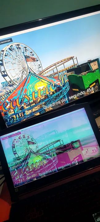 Notebook Gamer Acer Nitro AN515-52 16GB RAM GTX 1050 tela com defeito + steam - Foto 5