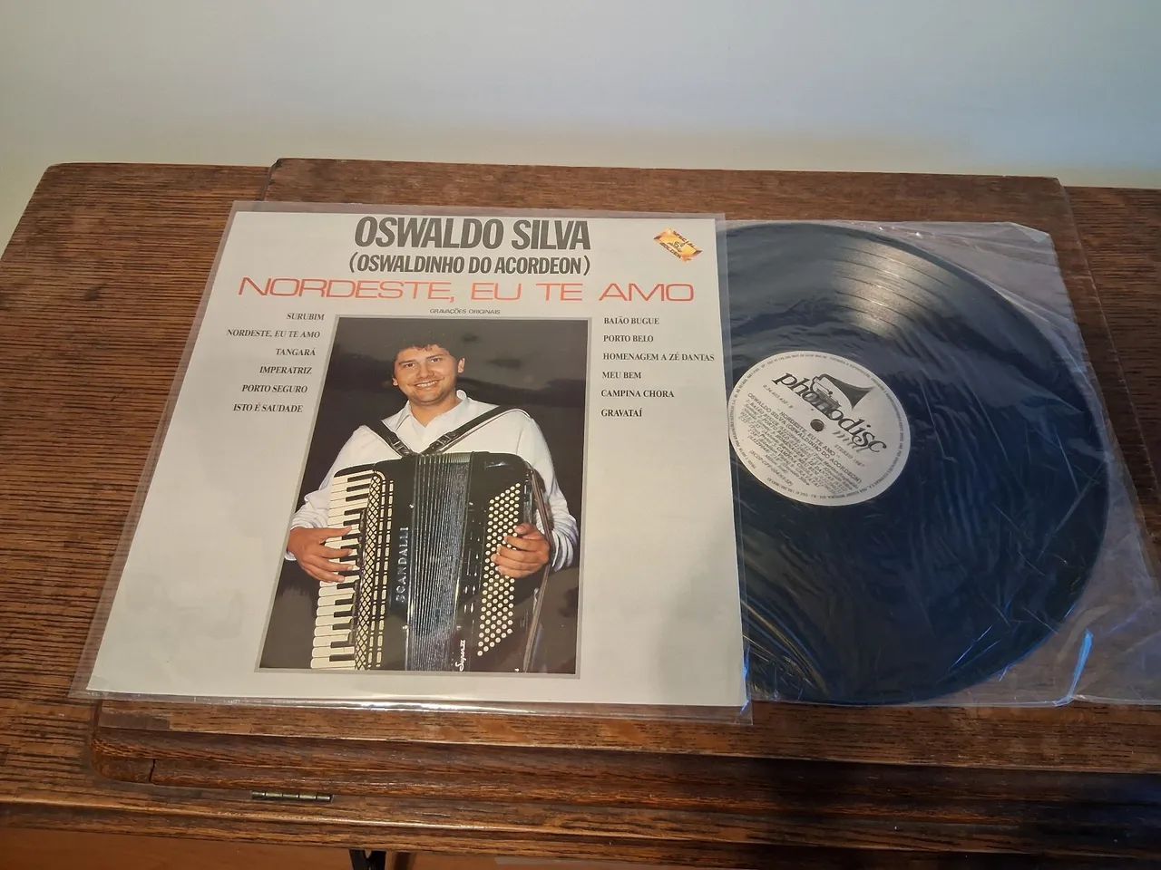 Disco LP Oswaldinho do Acordeon - Nordeste, Eu Te Amo - Foto 3
