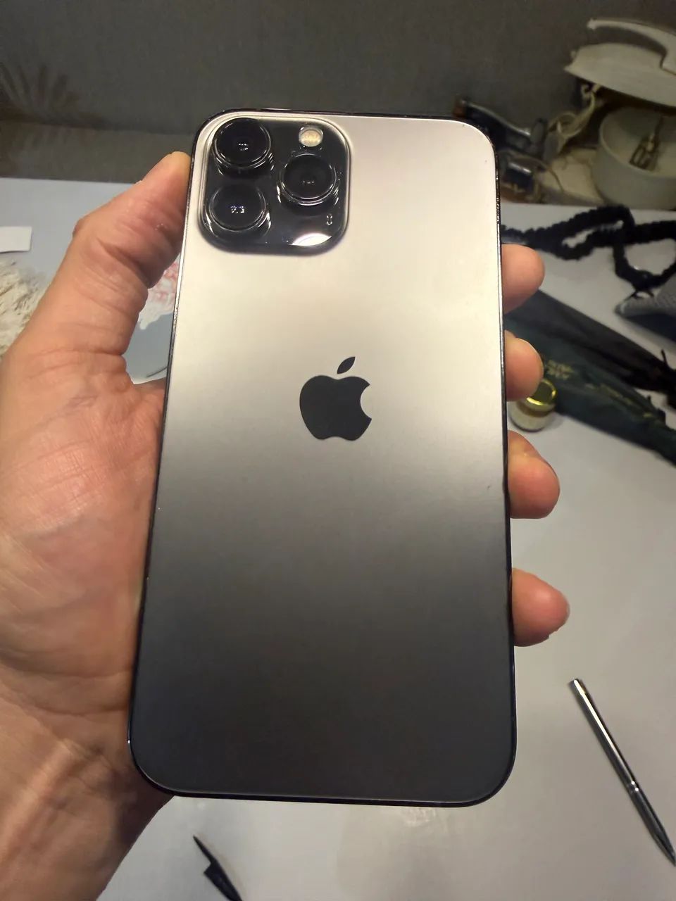 iPhone 13 Pro Max 128GB Grafite - Impecável + Acessórios - Foto 5