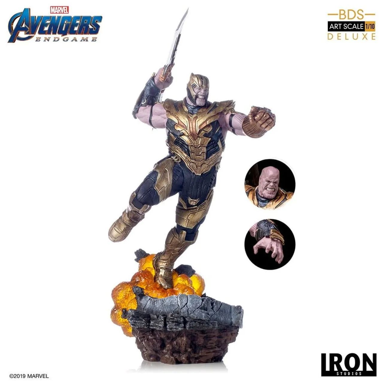 Thanos Deluxe - Avengers Endgame - Art Scale 1/10 - Iron Studios - Foto 2