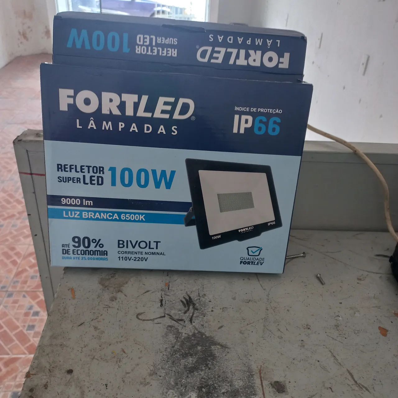 Refletor  fortled 100W ip66 - Foto 2