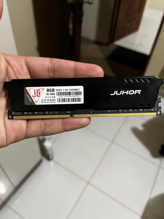 Memória RAM 8GB DDR3 1600MHz Juhor