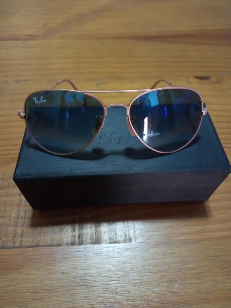 Óculos Ray Ban na caixa em otimo estado - Foto 4
