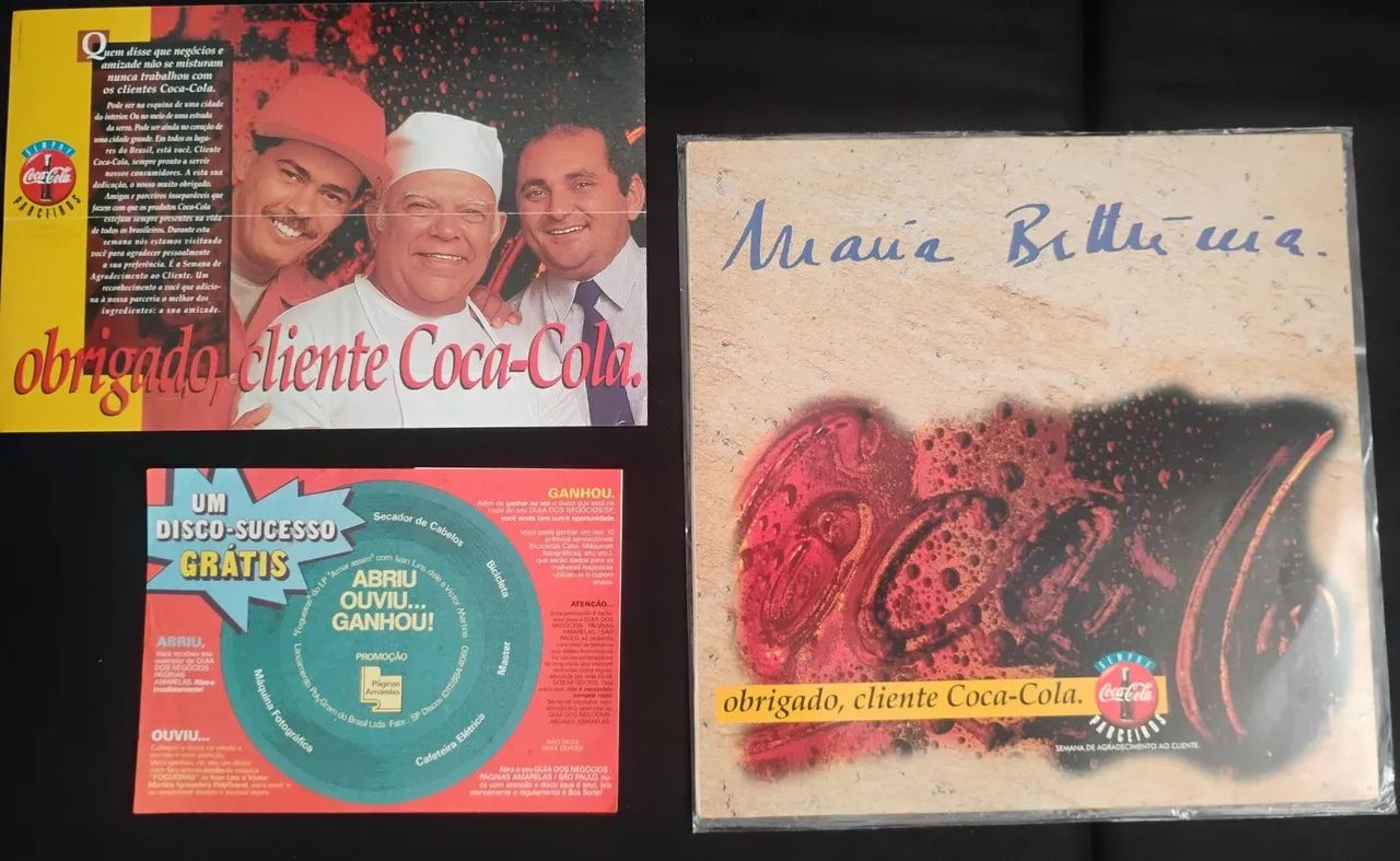 LP Vinil - Maria Bethânia - Obrigado, cliente Coca-Cola - Foto 5