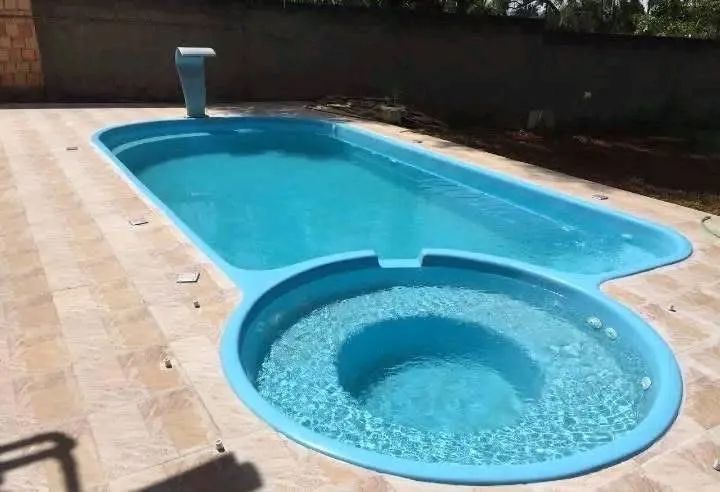 Piscina de fibra 8 Metros com Spar 