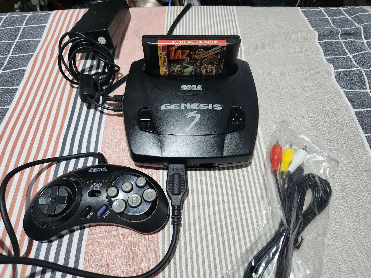 Sega Genesis 3 com Jogo Taz Mania - Foto 2