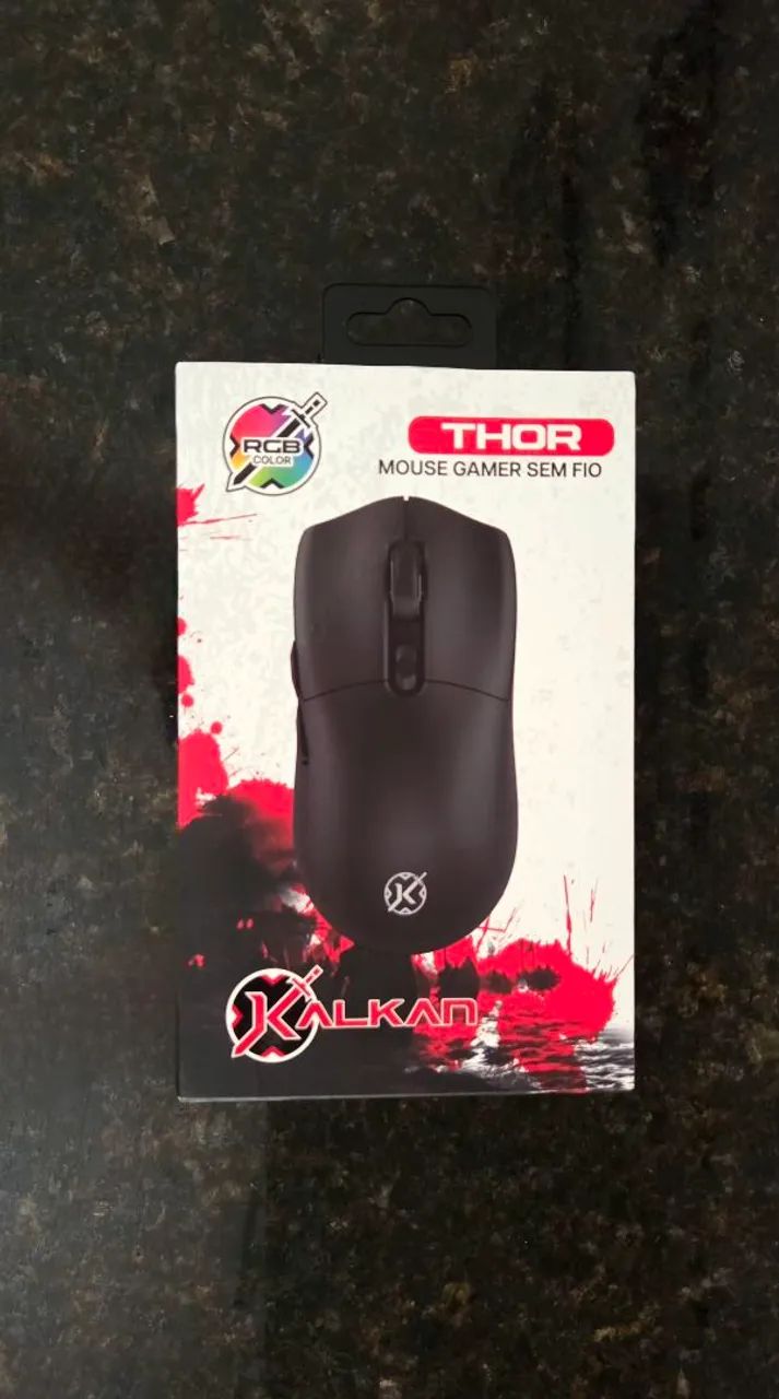 MOUSE SEM FIO THOR - NUNCA USADO