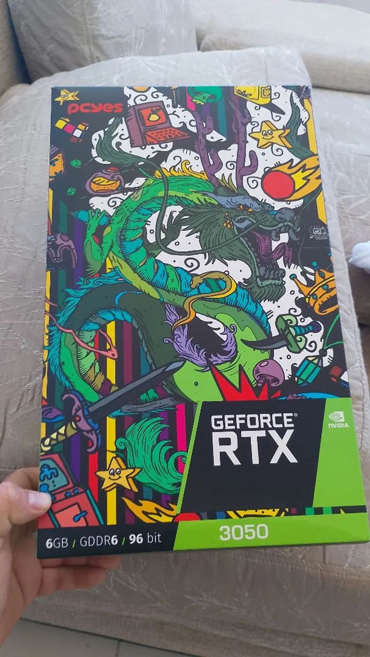 Placa de Vídeo GeForce RTX 3050 6GB GDDR6
